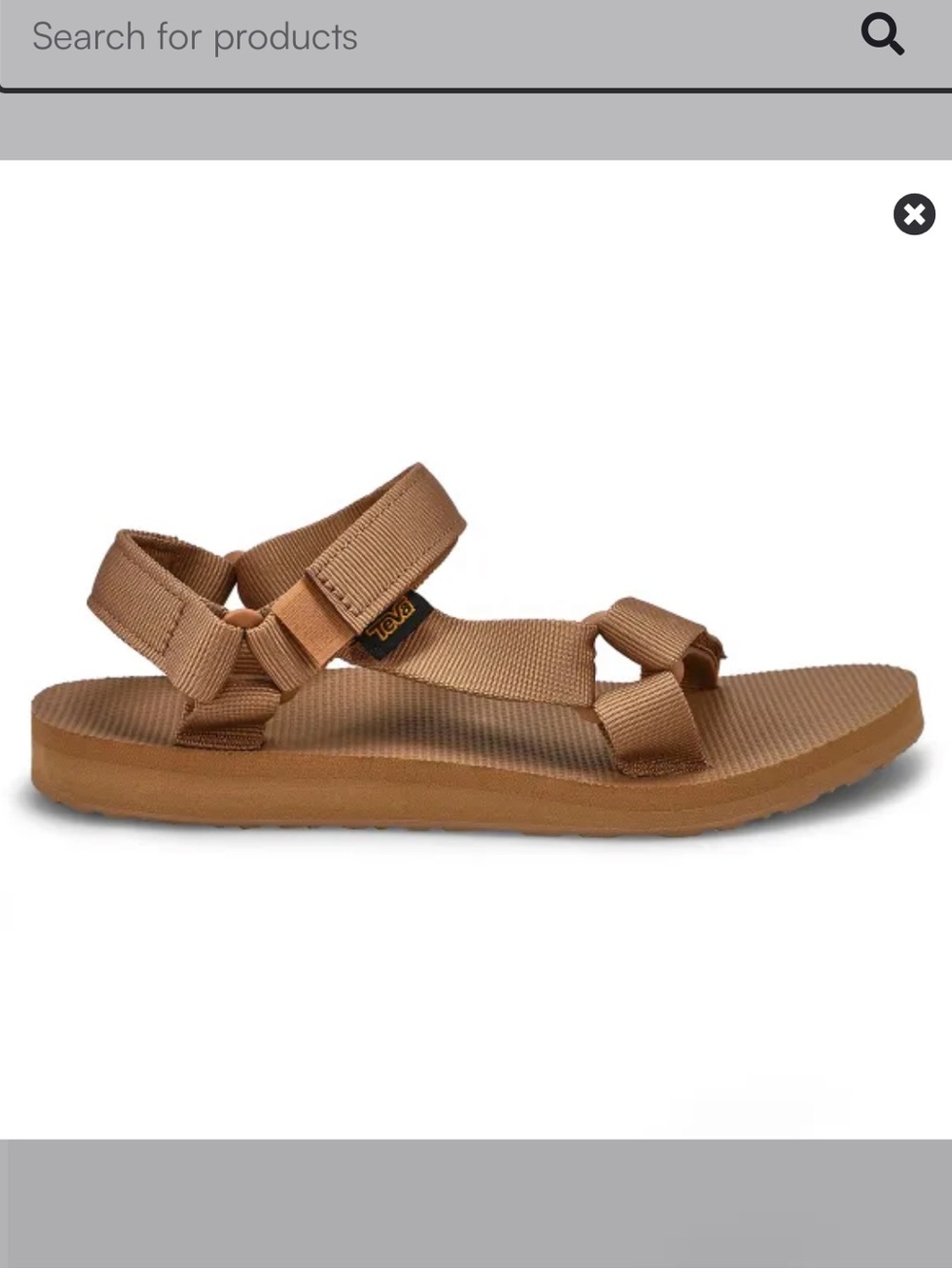 Teva Tan color Strappy Outdoor Sandals